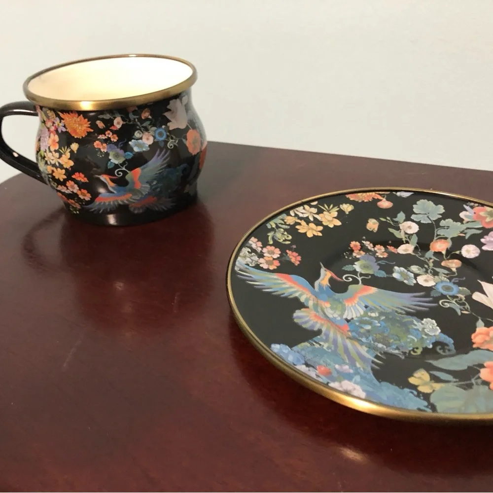 NWT__Johnny Was Limited Edition Enamel Tea Set__NWT - Picture 12 of 14